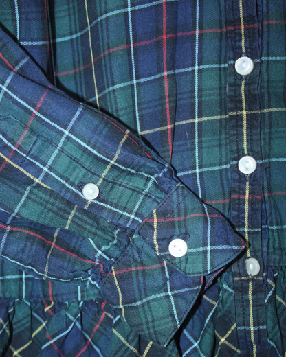 Robe chemise à carreaux 12 ans