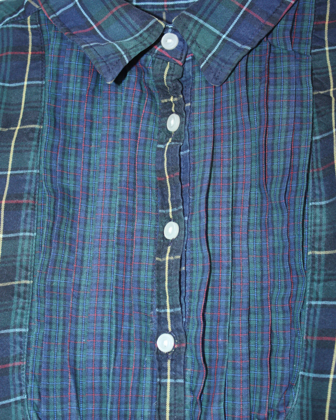 Robe chemise à carreaux 12 ans