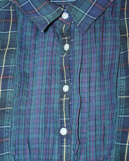 Robe chemise à carreaux 12 ans
