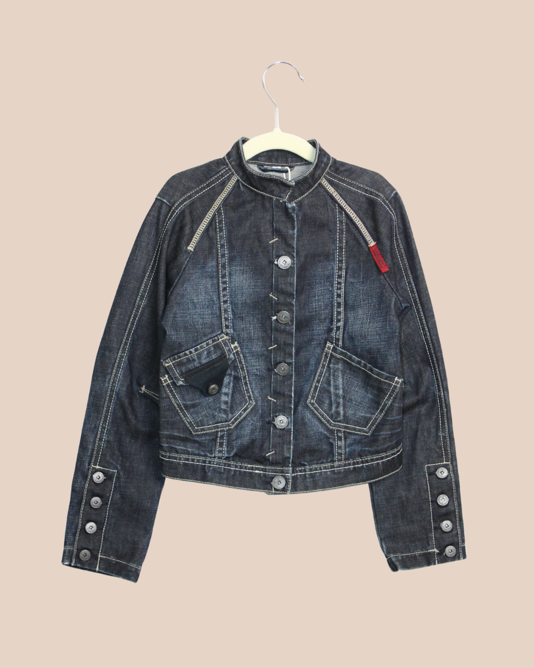 Veste en jean vintage Y2K taille 8 ans