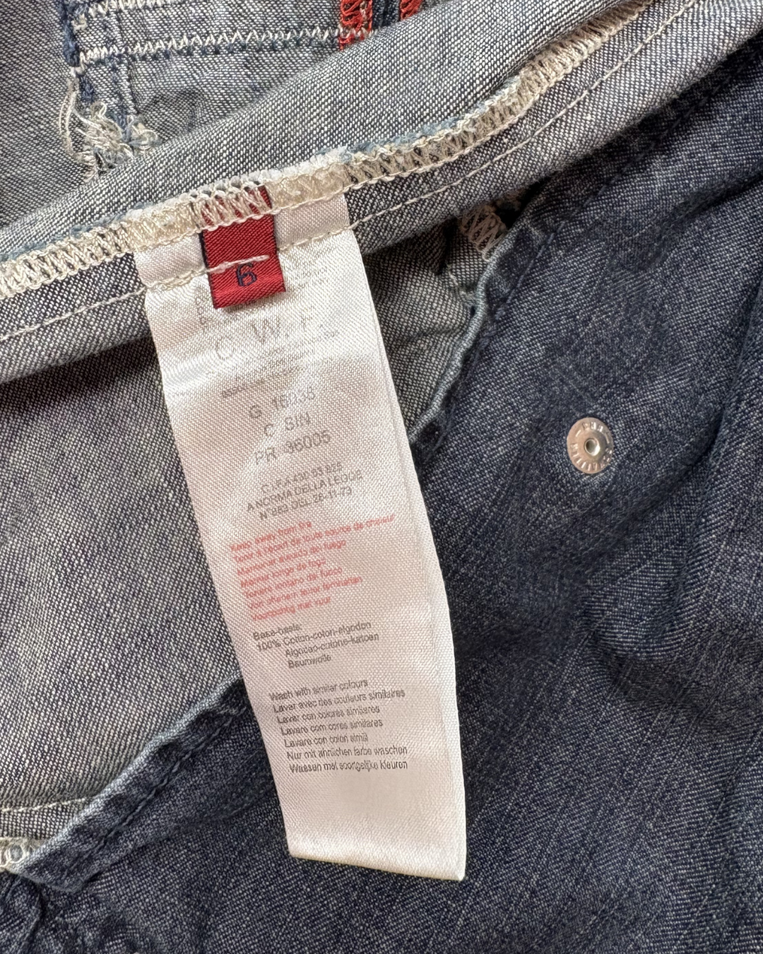 Trench en jean 6 ans
