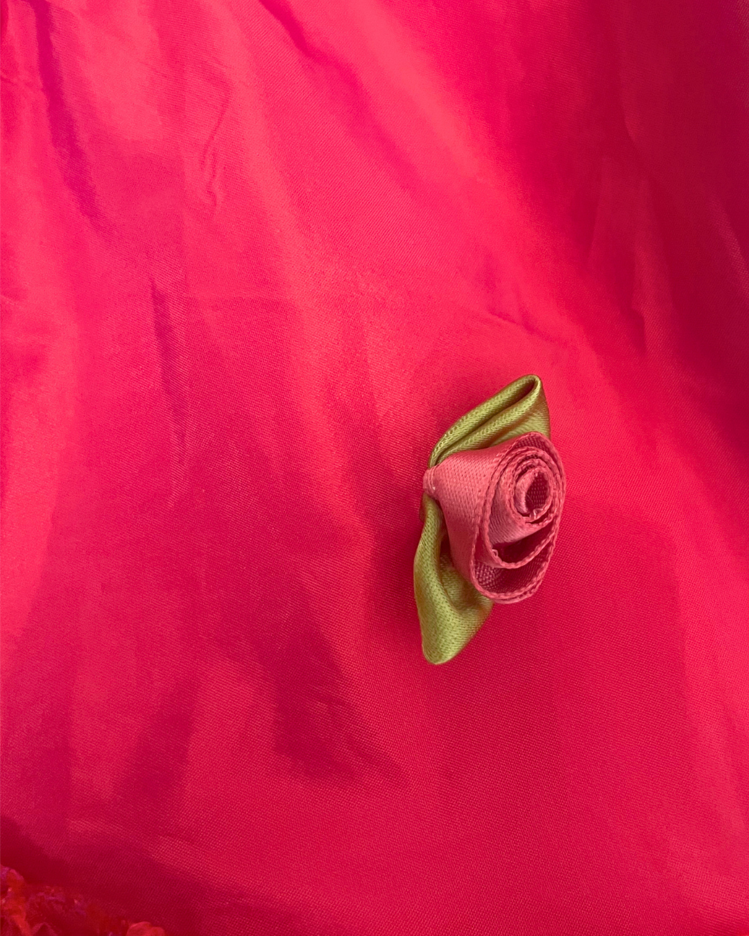 Robe asymétrique rose 6-8 ans