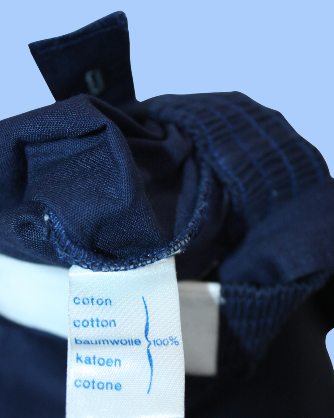 Salopette bleue vintage 1980s deadstock taille 2 ans