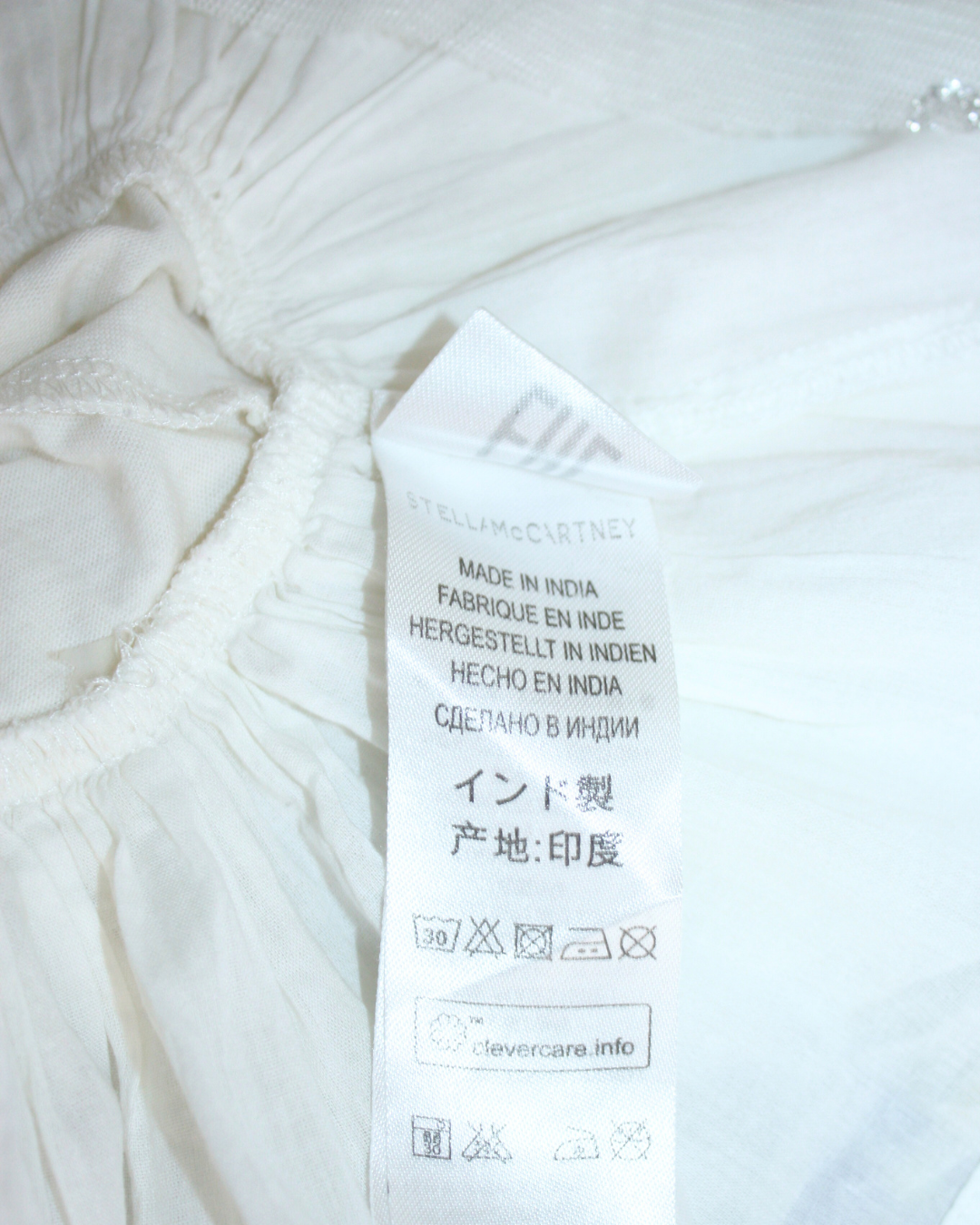 Robe blanche style tutu 3 mois