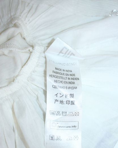 Robe blanche style tutu 3 mois