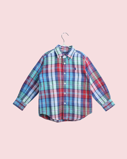 Chemise à carreaux 5 ans