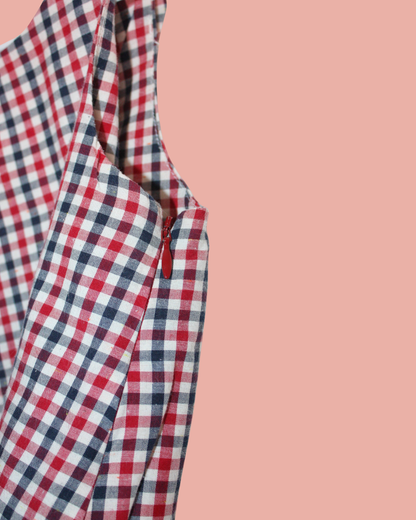 Robe vichy vintage 90s 4 ans