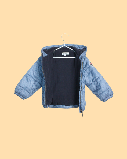 Doudoune bleue 18 mois