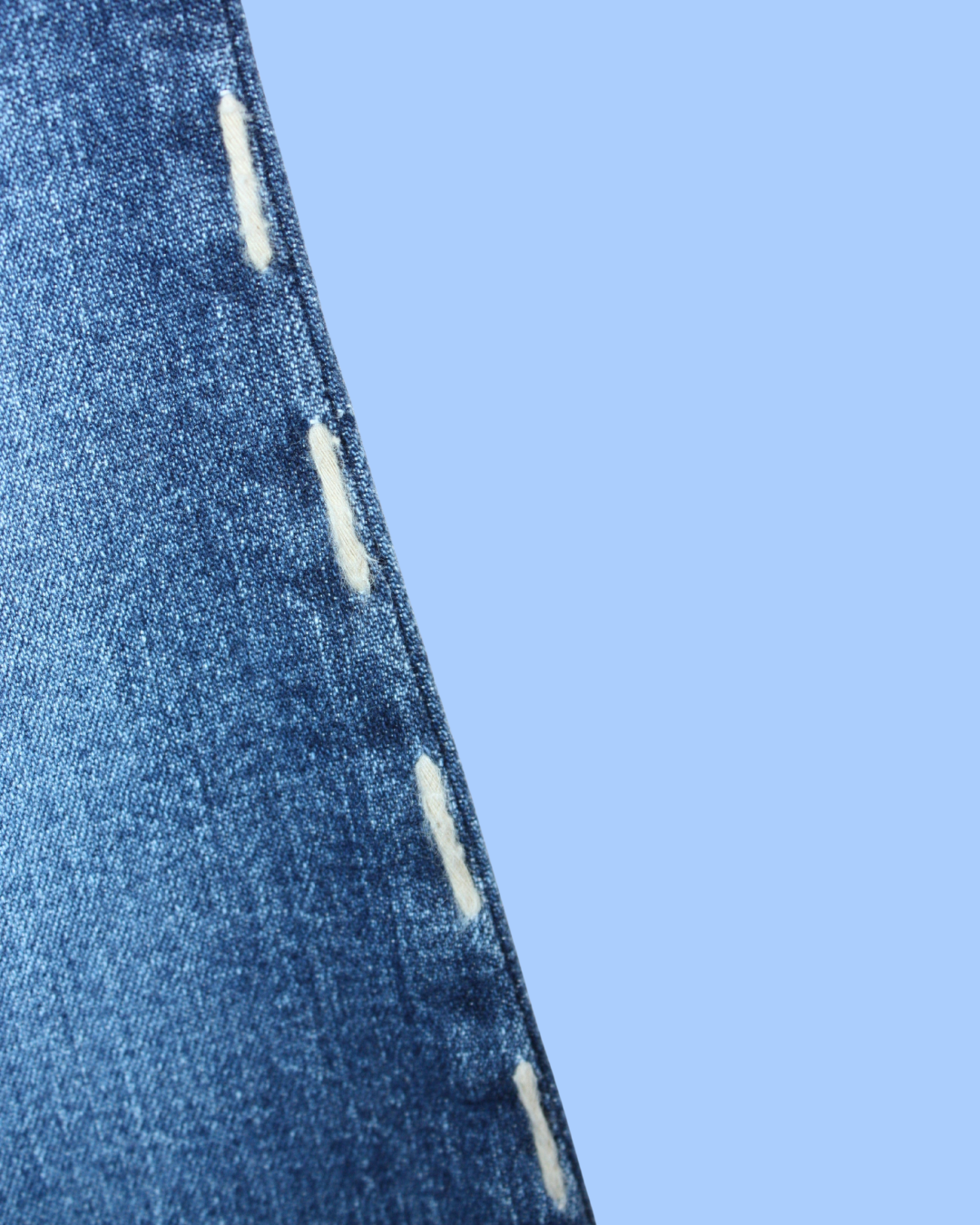 Jeans vintage style Y2K à surpiqures 2 ans