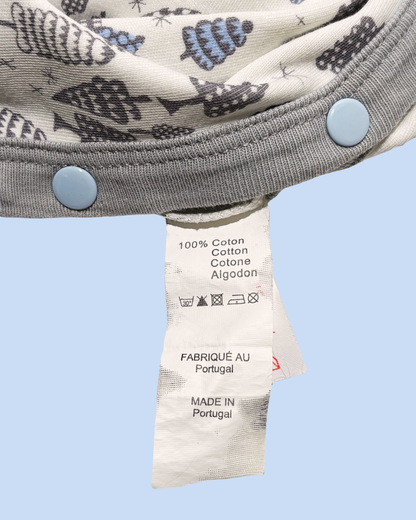 Ensemble pyjama et bonnet 1 mois