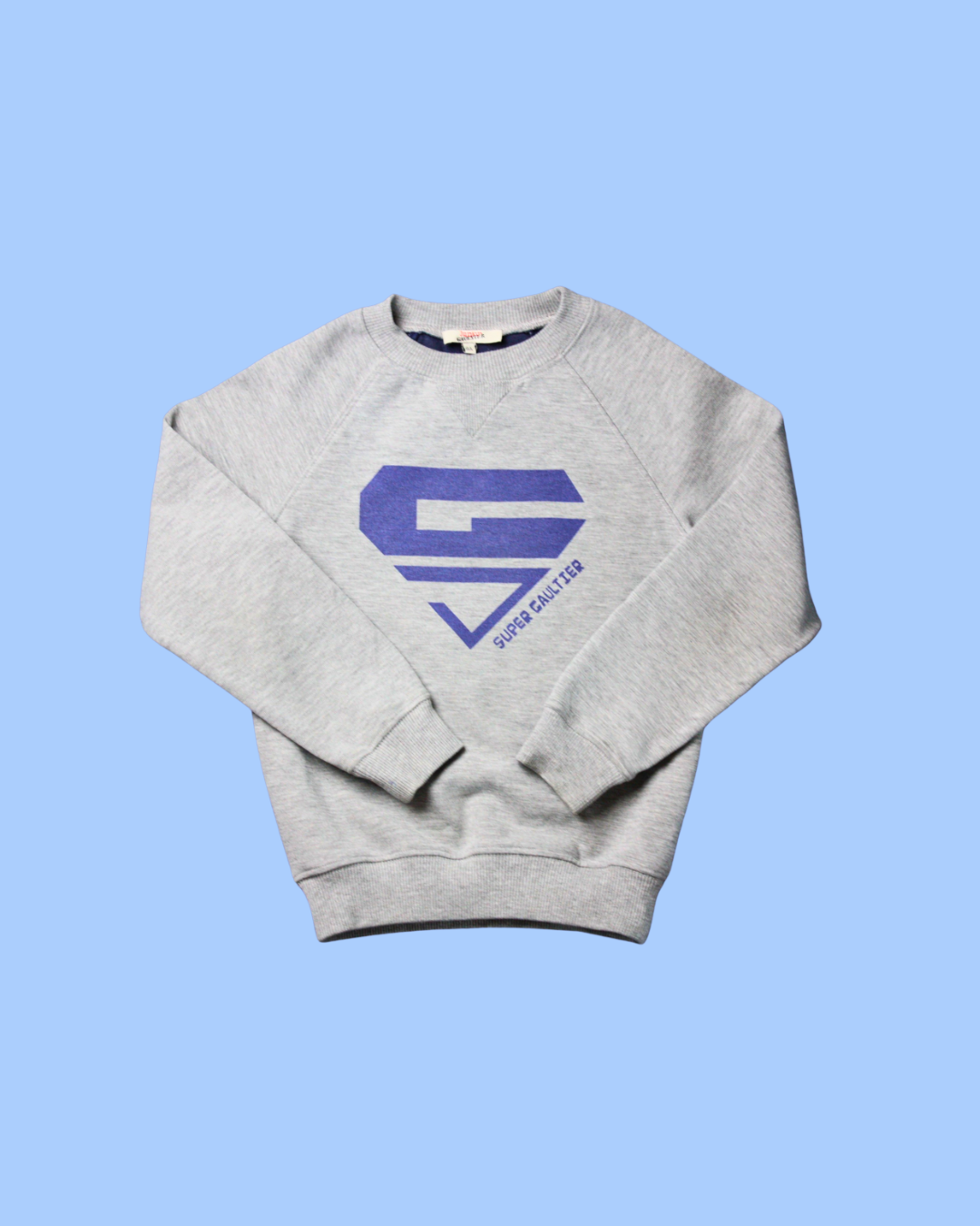 Sweatshirt gris Super Gaultier 8 ans