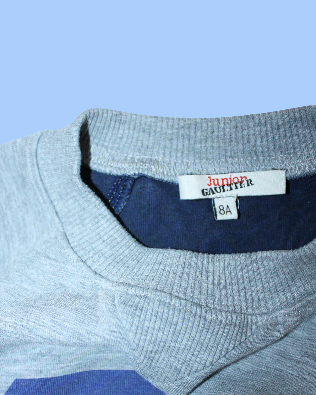 Sweatshirt gris Super Gaultier 8 ans