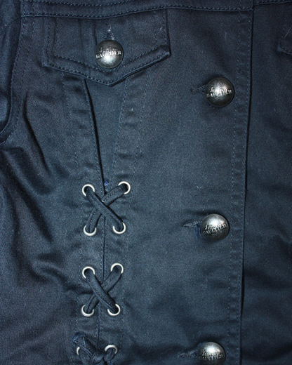 Veste noire à laçage 6 ans