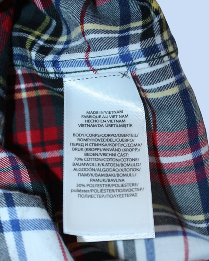 Chemise à carreaux 6 ans