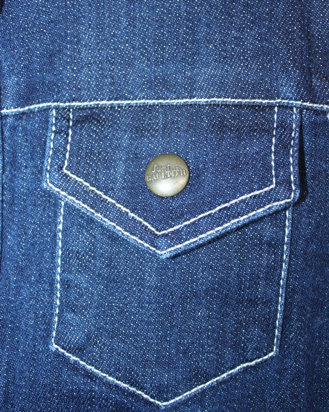 Veste en jean courte avec laçage 6 ans