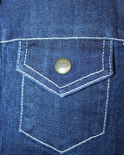 Veste en jean courte avec laçage 6 ans