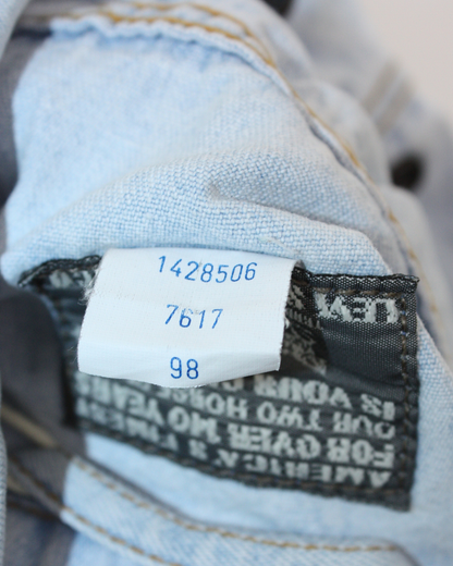 Veste en jean vintage 1990s white tab taille 3 ans