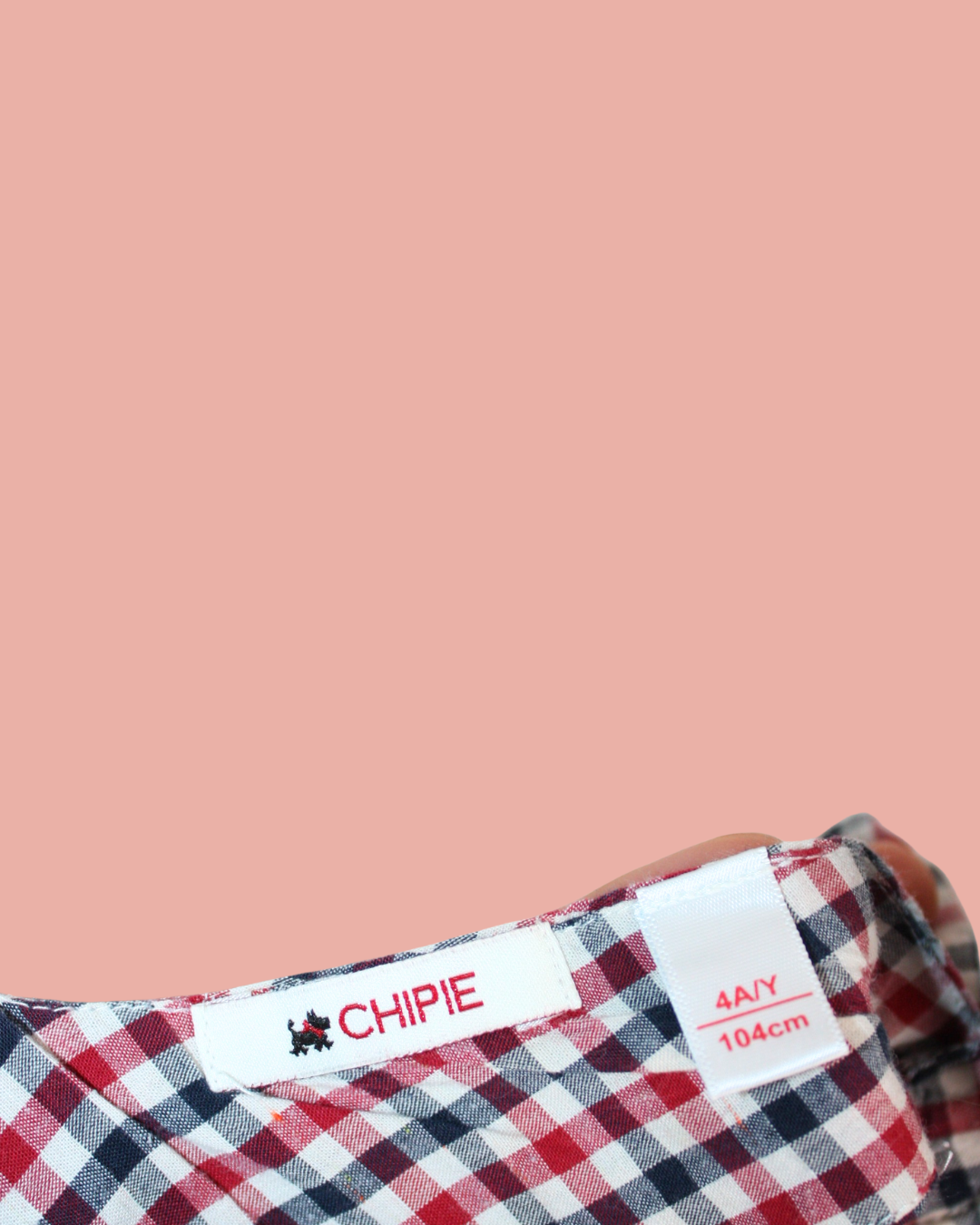 Robe vichy vintage 90s 4 ans