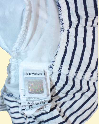 Robe à rayures 6 mois