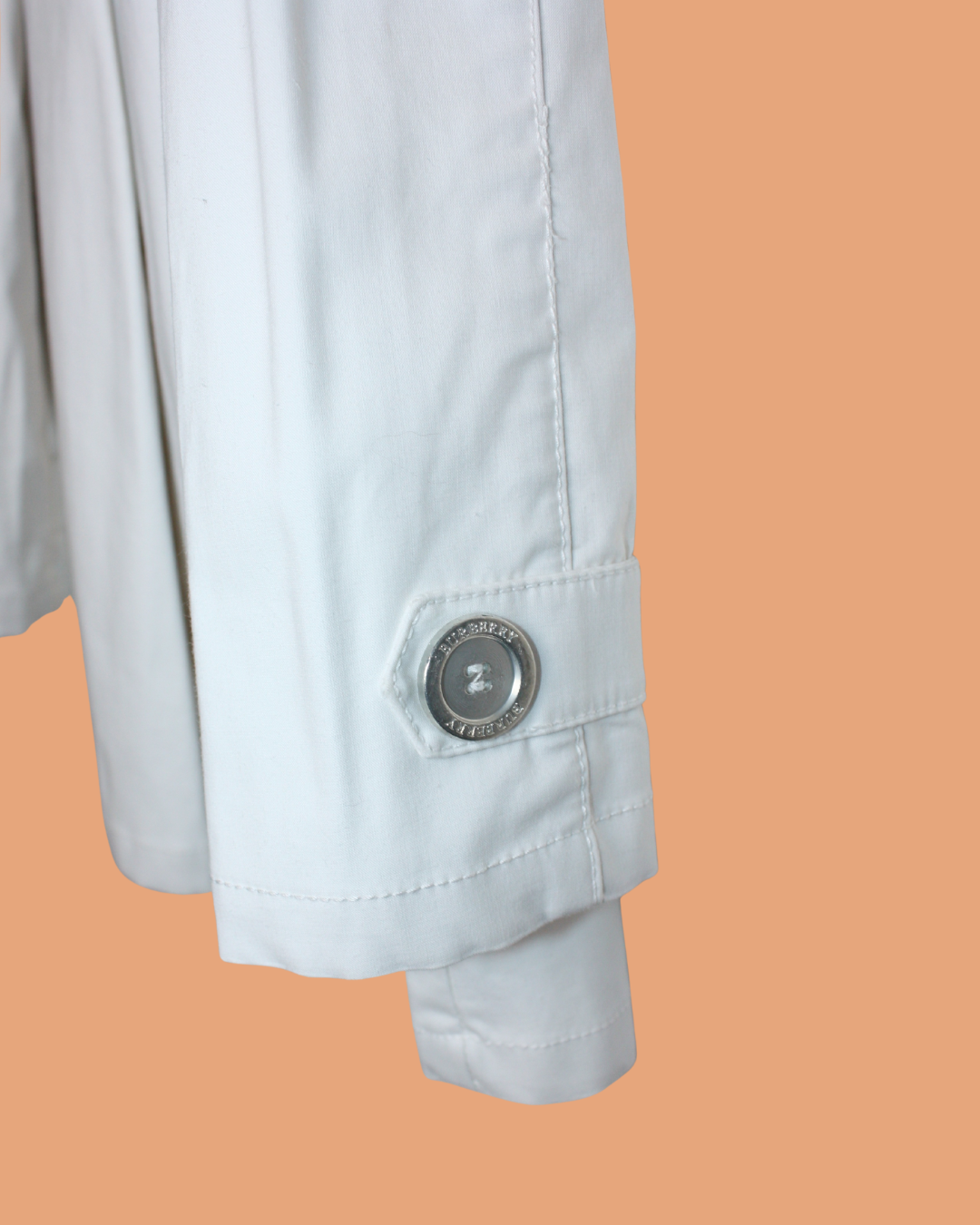 Trench classique blanc cassé 4 ans