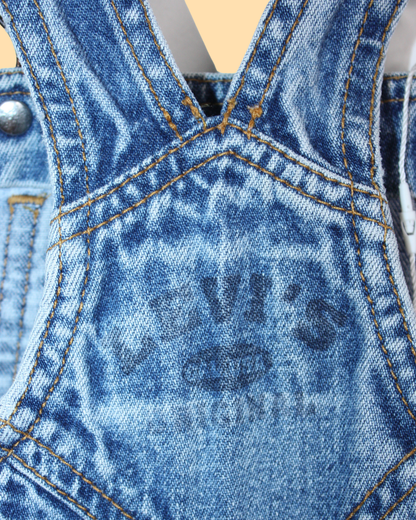 Salopette en jean vintage 1990s white tab 6 mois