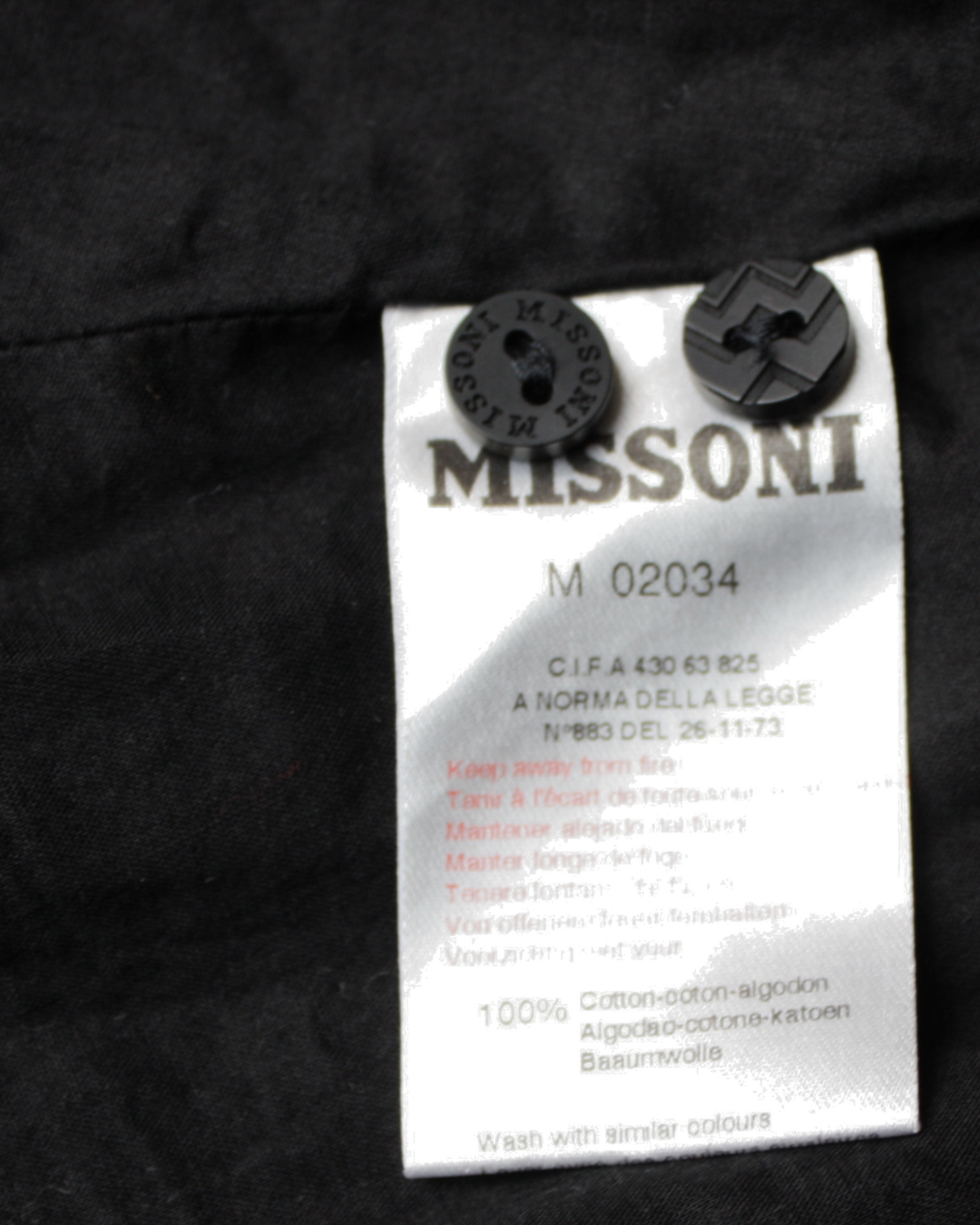 Robe en coton noire 6 mois