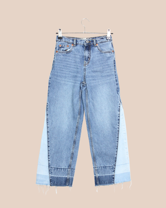 Jean bicolore taille 8 ans
