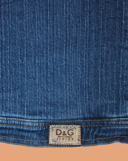 Veste en jean et léopard 18 mois mixte