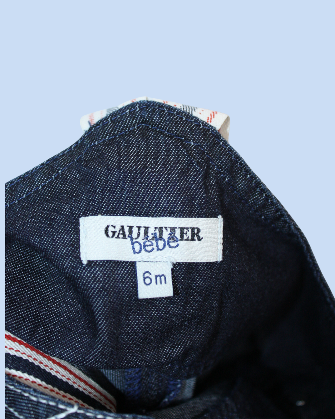 salopette en denim 6 mois