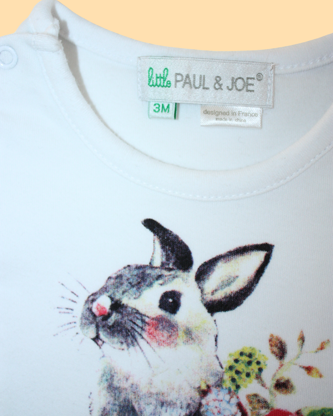 Ensemble 5 pièces motifs lapins 3 mois