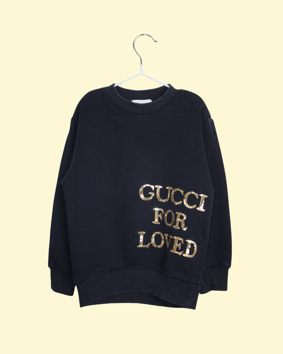 Sweatshirt bleu à sequins 3 ans