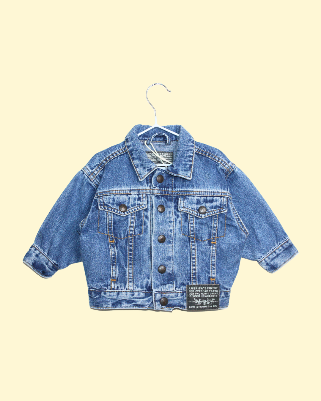 Levi's - Veste en jean vintage 90s white tab 1 an