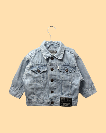 Veste en jean vintage 90s white tab 1 an