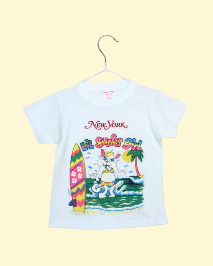 T-shirt vintage 1980s made in USA 2-4 ans