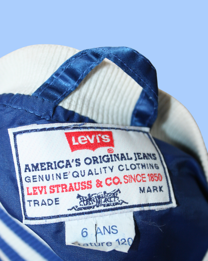 Varsity jacket vintage bleue 6 ans