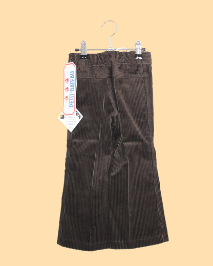 Pantalon en velours vintage 70s taille 2 ans