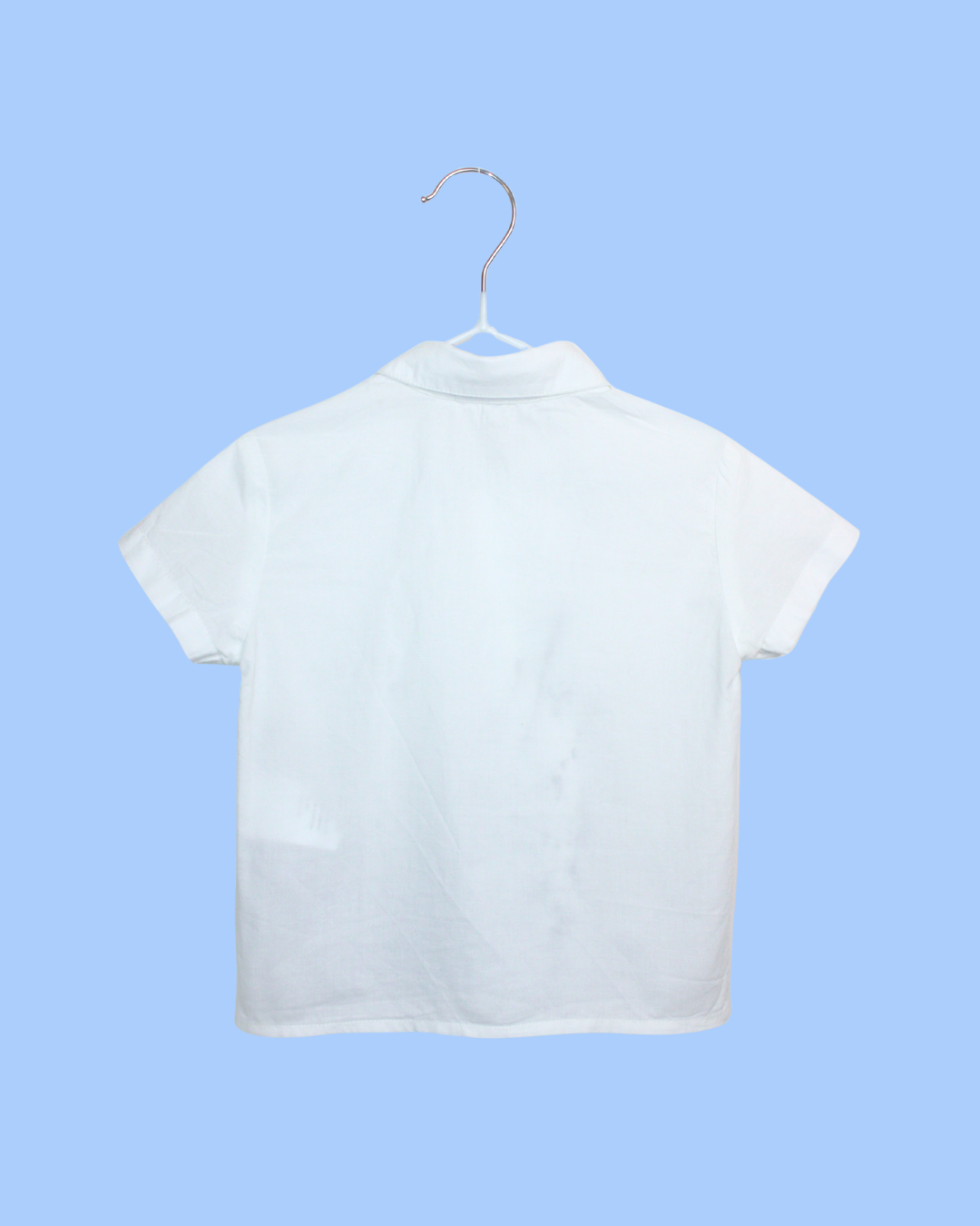 Chemise courte blanche 6 mois