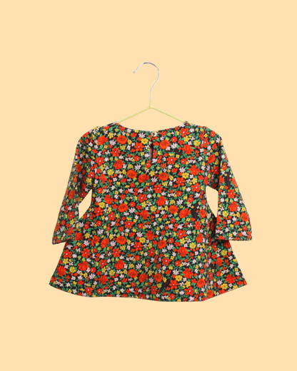 Robe en coton fleurie 6 mois