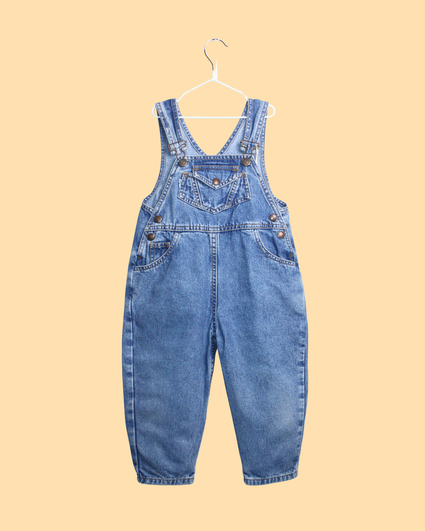 Salopette en jean vintage 90s 2 ans