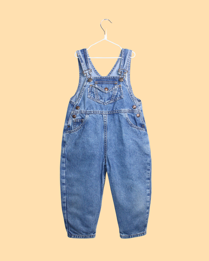 Salopette en jean vintage 90s 2 ans