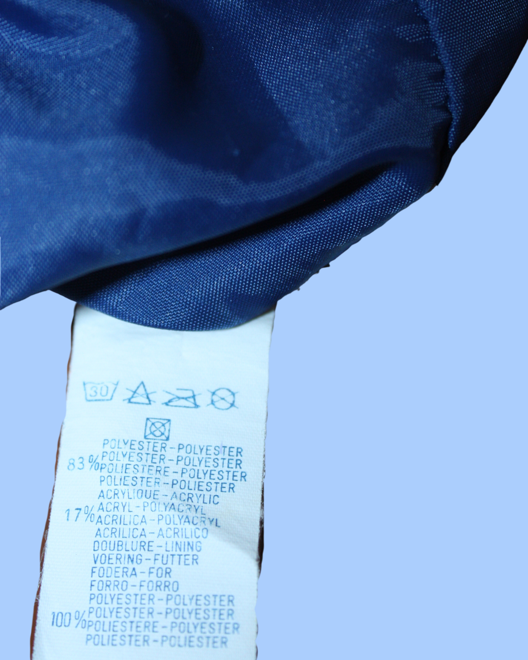 Varsity jacket vintage bleue 6 ans