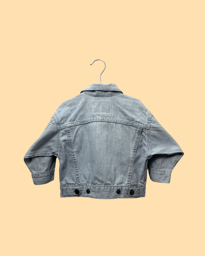 Veste en jean vintage 90s white tab 1 an