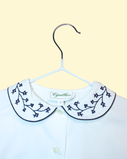 Chemisier blanc vintage 3 ans