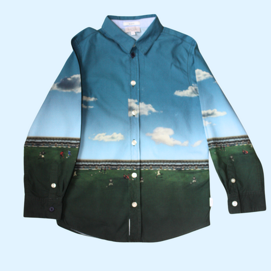 Chemise à imprimé terrain de foot taille 6 ans