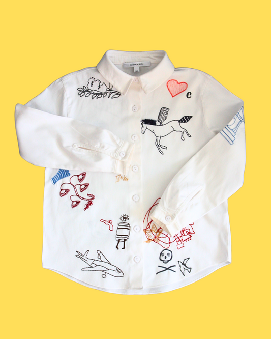 Rare chemise Carven 6 ans seconde main enfant Too Cool For School