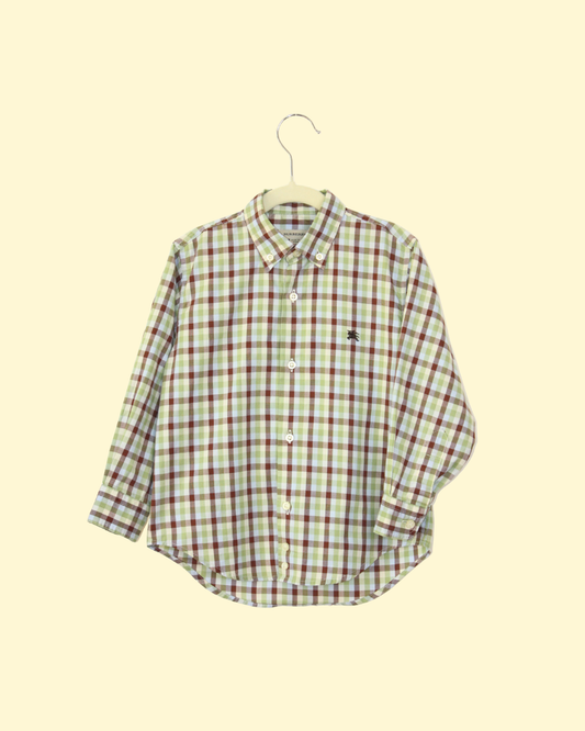 Chemise à carreaux Burberry enfant 4 ans