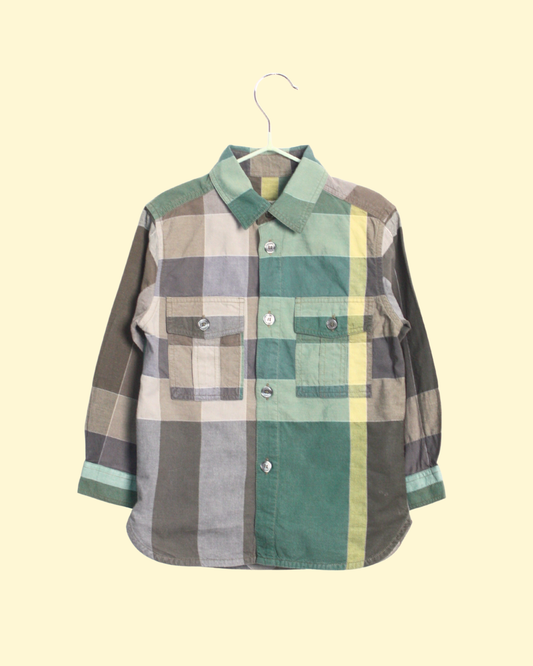 Chemise Burberry en tartan taille 2 ans