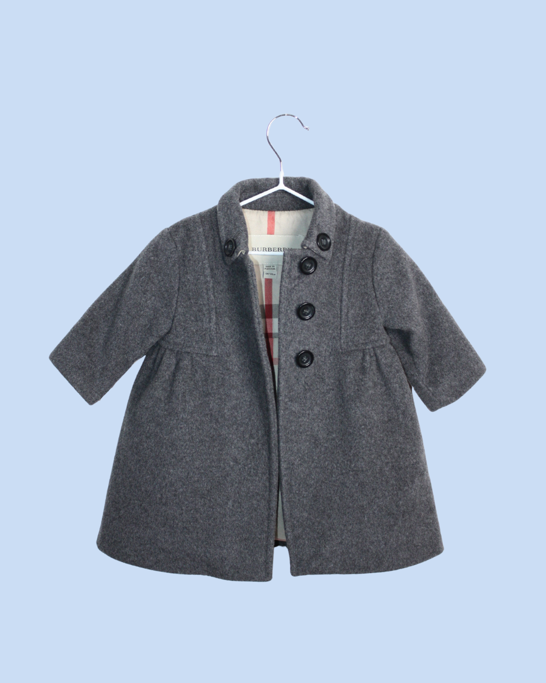 manteau en laine Burberry pour bébé 6 mois