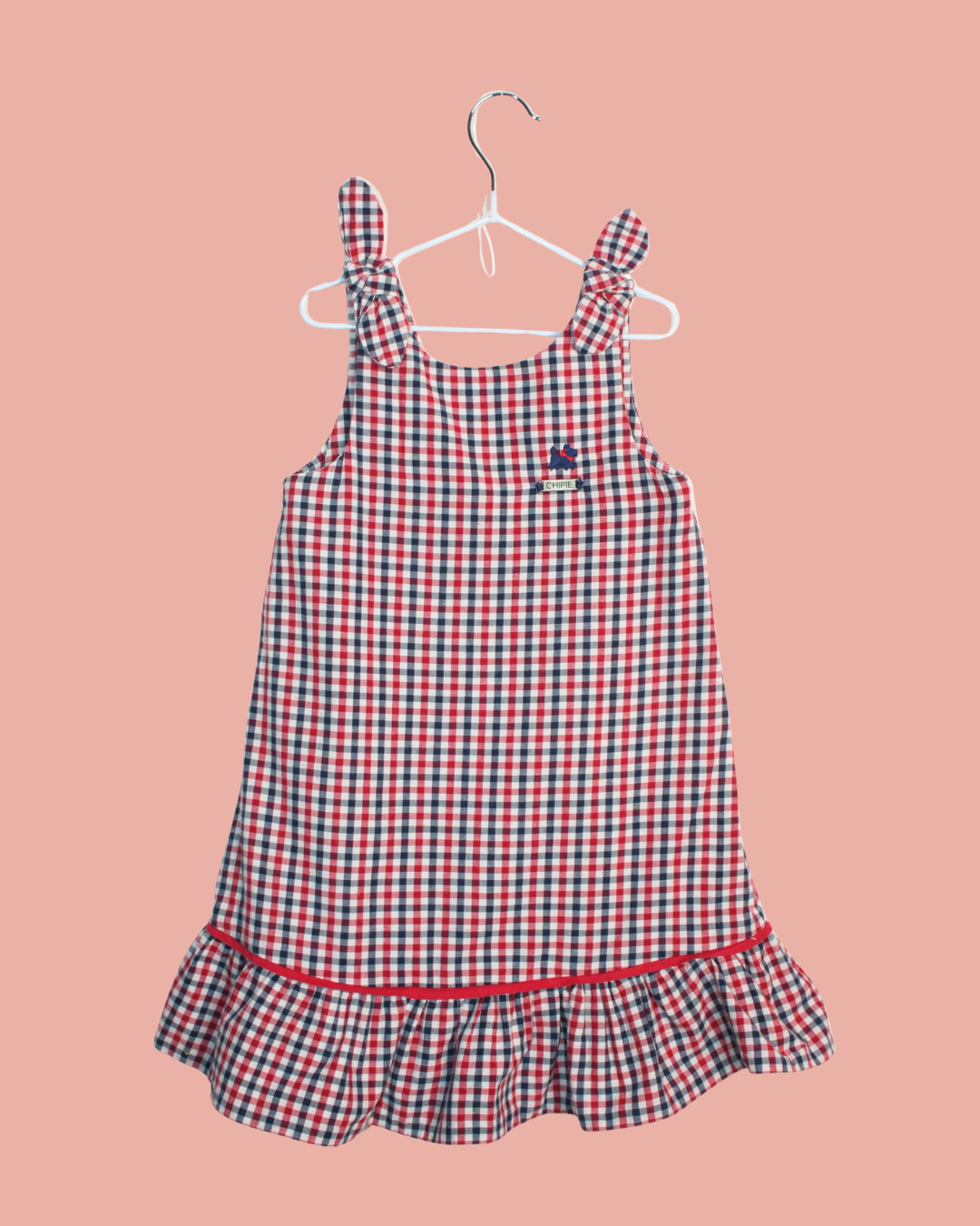 robe vintage vichy Chipie enfant en taille 4 ans