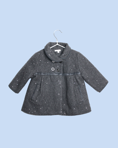manteau en laine à sequins Chloé bébé 9 mois